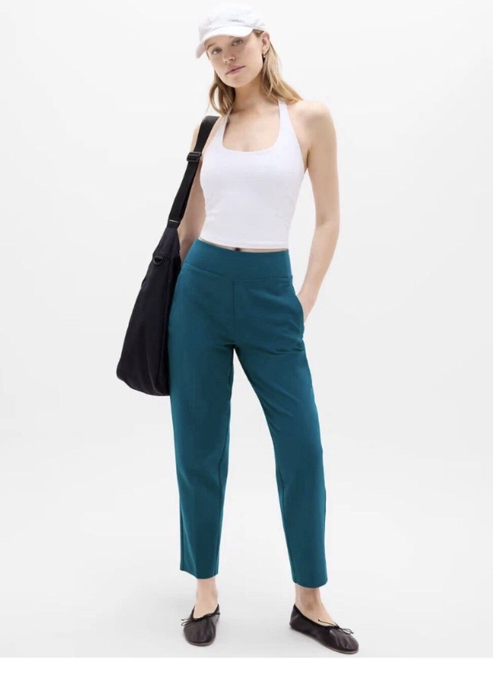 Athleta Endless High Rise Pant Coastal Teal Blue #533636